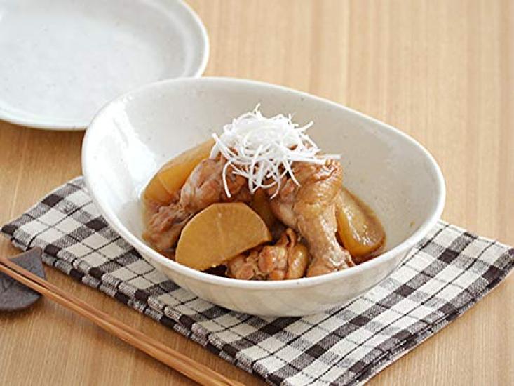 Servis East Curry Tallrik EAST Äggformad Curryskål (Konahiki) Japanskt porslinsskål pastatallrik