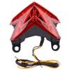 Motorcycle LED Tail Light Lamp Brake Turn Signal Taillight for Kawasaki Z800 2013 2014 (Red)