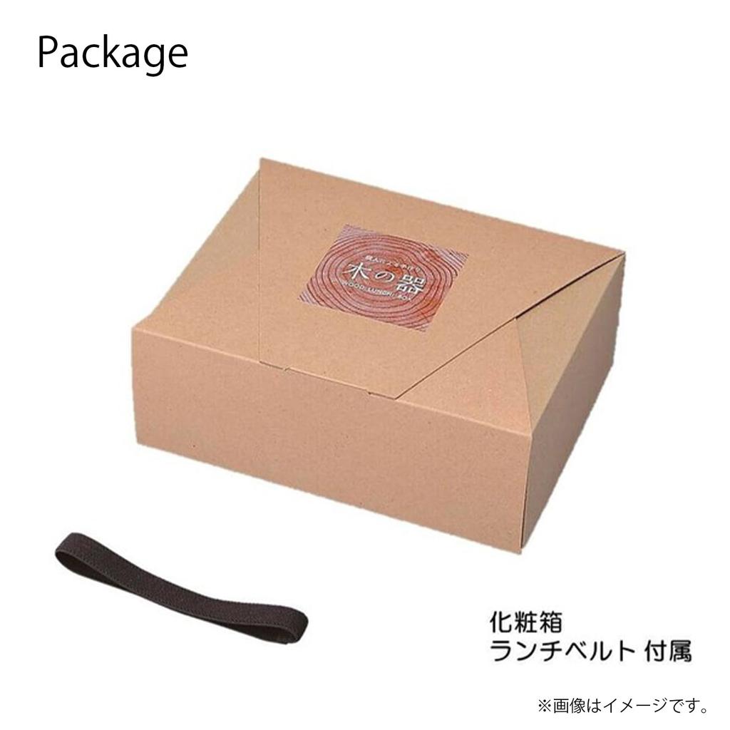 Wakacho Bento Magewappa Bento x Box, Box, Spring/Autumn, Round, 650ml, Approx. 14.5 6cm, Natural, 21W-ASJ