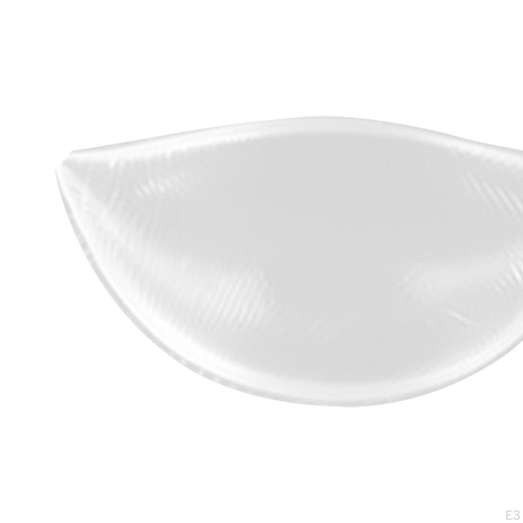 1 Pair Women Silicone Bra Insert Pads, Enhancers Pads Chest Cups Gathering Yoga Bras Swimwear
