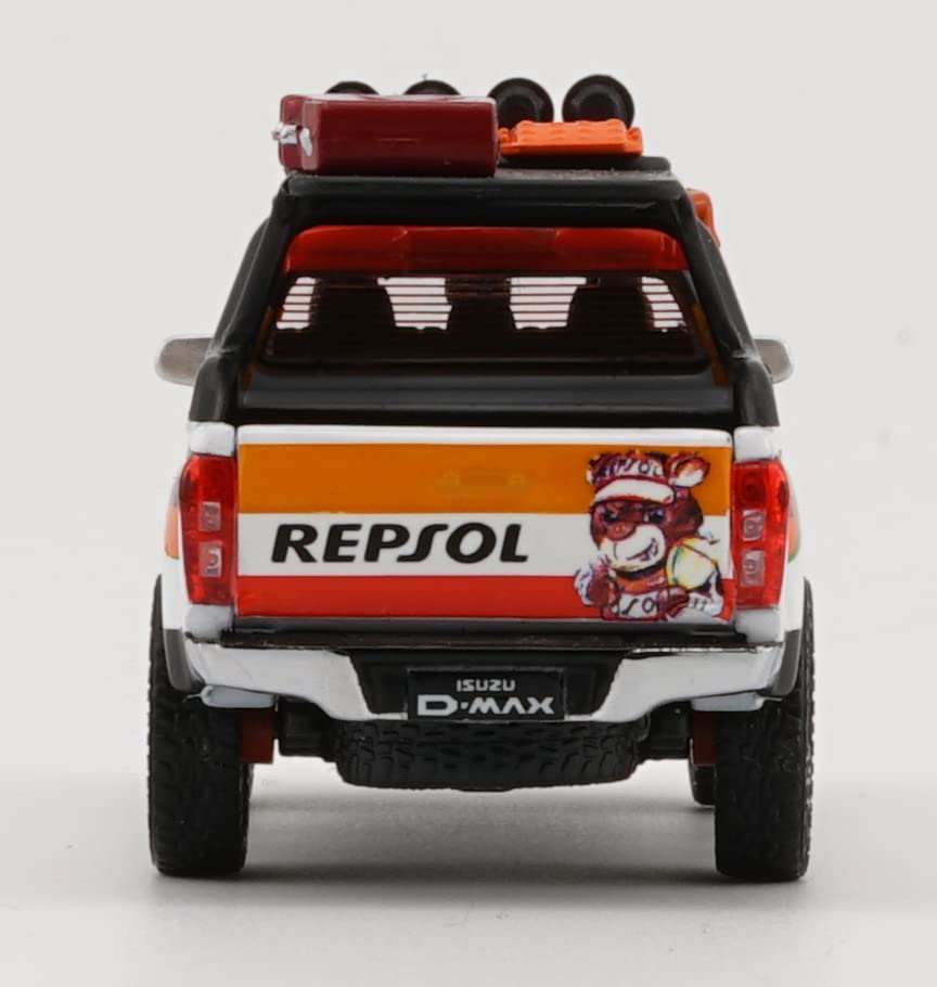 Scherer Designs BM Creations 1/64 Scale Isuzu D-Max 2018 "Repsol Oil" Accessory Pack RHD Finished Model