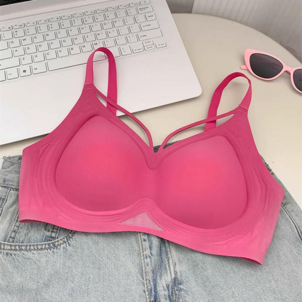 Large size seamless, big breasts, small breasts, underwear, fat MM gather, support, collect secondary breasts, anti-sagging bra