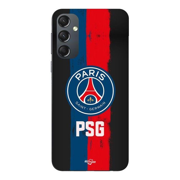 Coque Pour Samsung Galaxy S25 FE PSG logo fond noir Maniacase