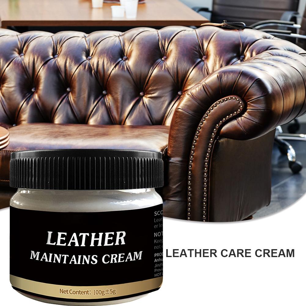 Leather Care Cream Transparent Leather Skin Refurbish Repair Coating For Car Seat Sofa Coats Holes Scratch Crack Car Accessories