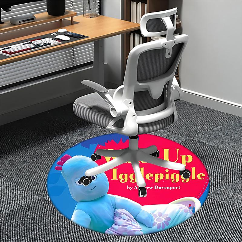 

flower pattern,Igglepiggle Chair mat Round Rug Office carpet, Non slip, Suitable for Living Rooms, Bedrooms decor.1205134a 80cm by 80cm
