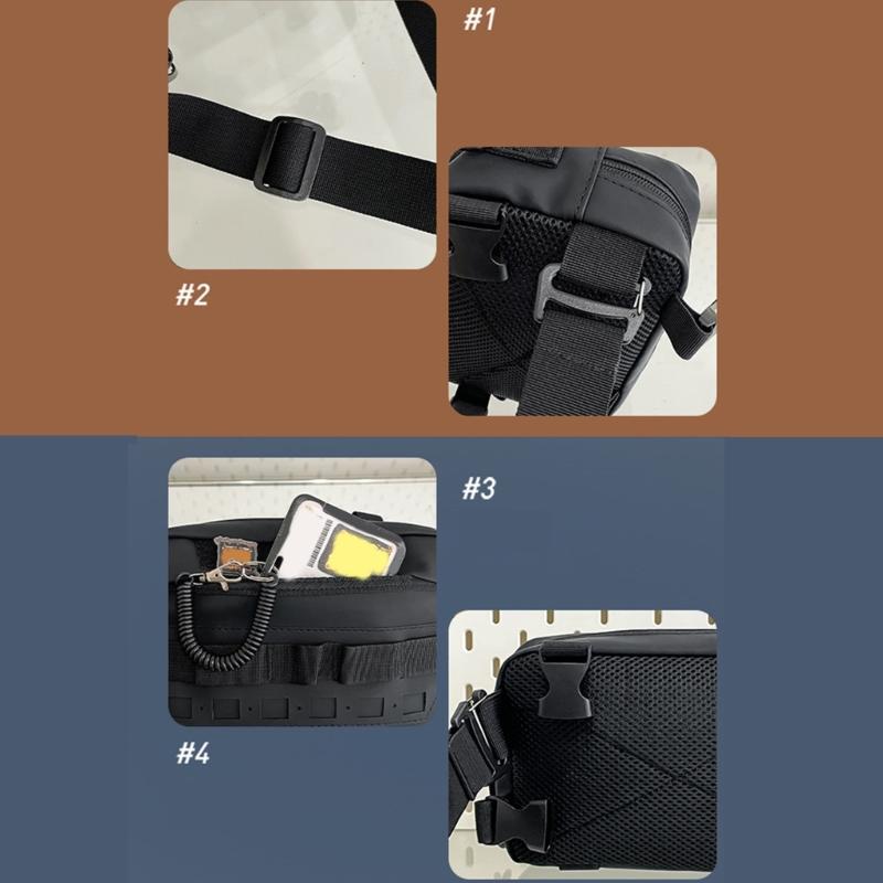 Tacticals Chest Rig Bag Molles Chest Pouch Utility Recon Kit Bag Tacticals Chest Pack Bag Chest Rigs Vest for Workouts