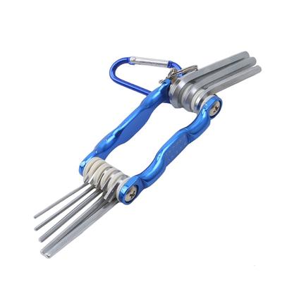 Folded Hexagon Hex Key Wrench Set Allen Wrench Screwdriver Metric Plum Inside Hexagonal Hand Tool