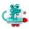 Baby Tear Resistant Cloth Book With Rattling Bell For Sensory Development And Interactive Play