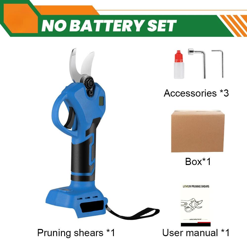 

1280 Вт Аккумуляторный Бесщеточный Электрический Секатор Перезаряжаемый Обрезчик Ветвей Деревьев Кусторез Портативный Электрический Садовый Инструмент для Обрезки No Battery
