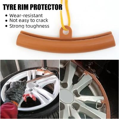 Car Motorcycle Wheel Guard Rim Protectors Red Bicycle Car Wheel Rim Protector Tyre Changer Guard Tire Change Protection Tool