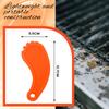Residue Cleaner, Outdoor Compact and Portable Baking Tray, Barbecue Scraper, Plastic