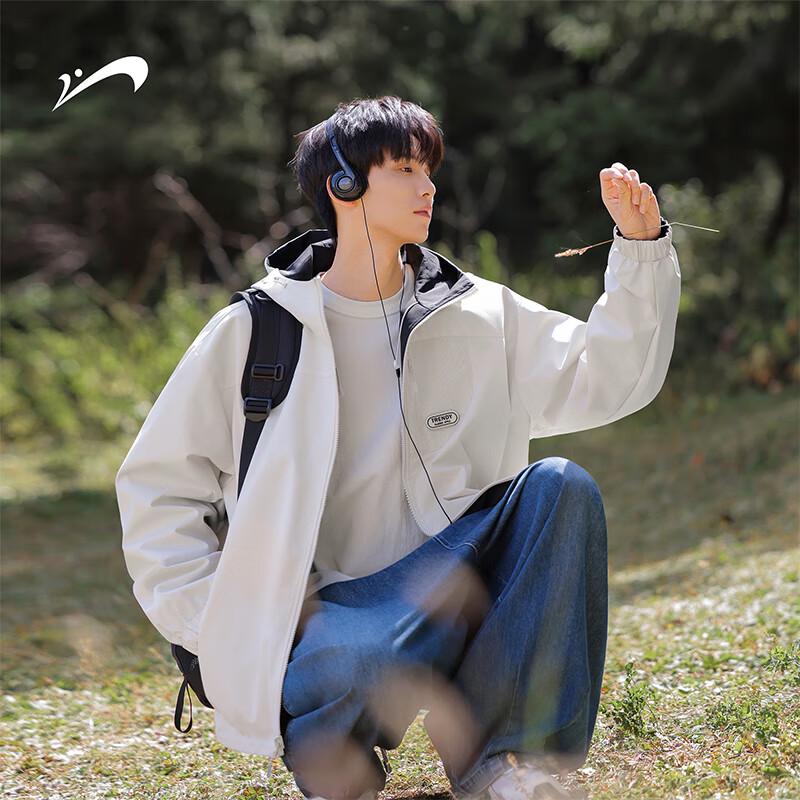 Guirenniao Men's Reversible Hooded Jacket