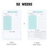 52 Weeks A5 English Schedule Book Weekly Planner Planner Coil Book Planner Notebook Schedule Book