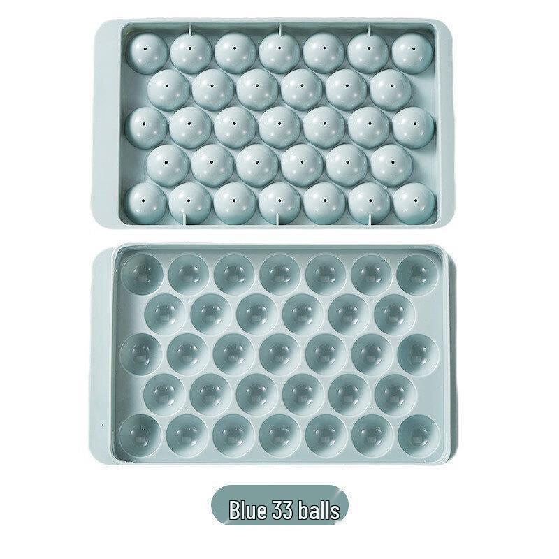 Wiederverwendbare Silikon Eiswürfelform mit Deckel - 5er Pack