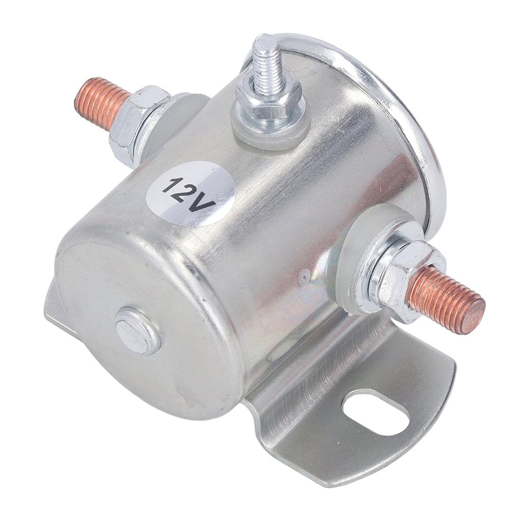 Start Relay 3 Head Terminal Block Solenoid Starter Oil Pump Magnetic Switch Relay 200A 12VDC