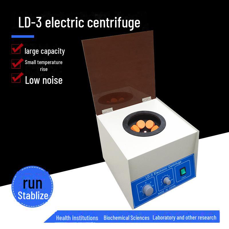 LD-3 Electric Centrifuge: Large Capacity Separator for Hospitals, Laboratories, Beauty Procedures.