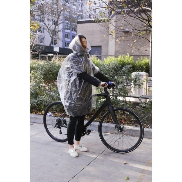 Poncho - KIKKERLAND - Taille unique - Transparent - Pour 1 personne - Capuche intégrée