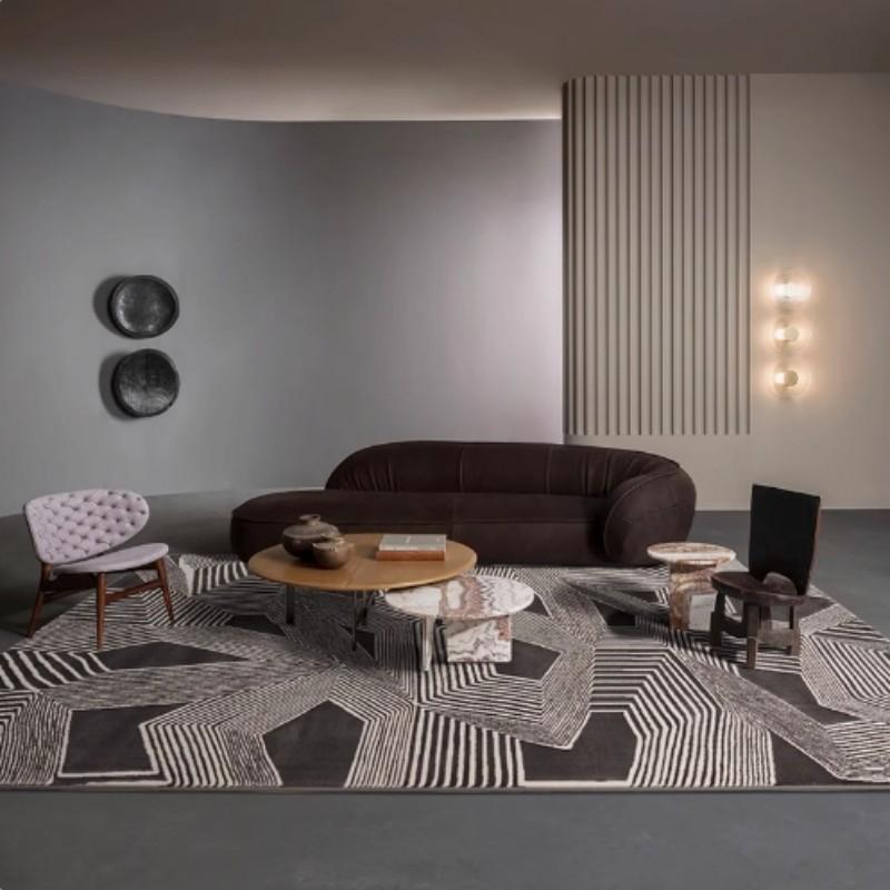 Modern and Simple Nordic-style Carpet, Living Room Light Luxury Italian Sand Carpet, Bedroom Floor Mat, Home Decoration