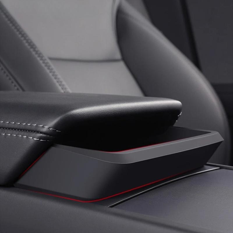 For Tesla Model 3 Highland Model Y Juniper Center Console Armrest Storage Box Eyeglasses Holder Armrest Tray Silicone Accessory