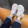 Children's Soft-soled Sports Shoes Girls' Fashionable Dad Shoes Double Mesh Running Shoes Student Casual Shoes