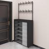 Multi-layer Dustproof Shoe & Hat Rack: Floor-standing Coat Rack & Storage Shelf for Living Room or Entryway