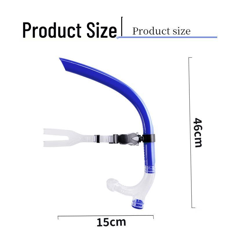 KND Professional Full-Wet Silicone Front Swim Snorkel