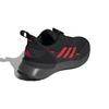 adidas Rapidarun Boa Amortiguación Caña Baja Zapatillas de Running para Niños Negro Rojo Niños de 3 a 7 Años FU7314