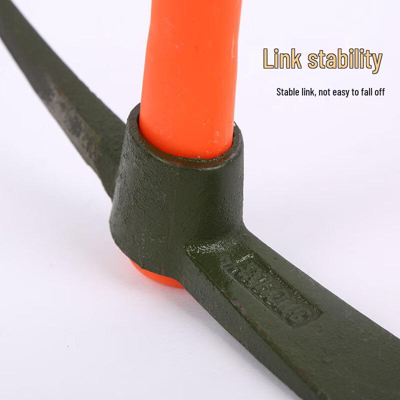 Large Wooden Handle Pickaxe