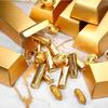 Decorative Gold Bar Candy Box for Home or Office Display and Small Item Storage