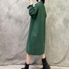Women's High-End Retro Autumn Long Sleeve Loose Plus Size Shirt Dress