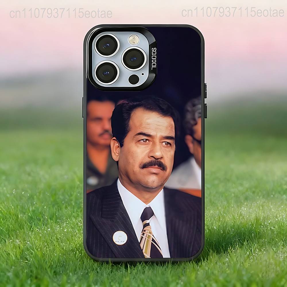 S-Saddam H-Hussein Phone Case For iPhone 17,16,15,14,13,12,11,Pro,XS,Max,Plus,Mini,SE4,E Black Matte Shockproof Cover