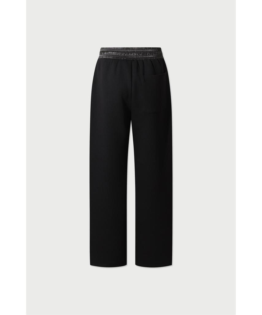 IRO Vague Cushion Fabric Wide Straight Fit Pants Iqpas26903Bkx