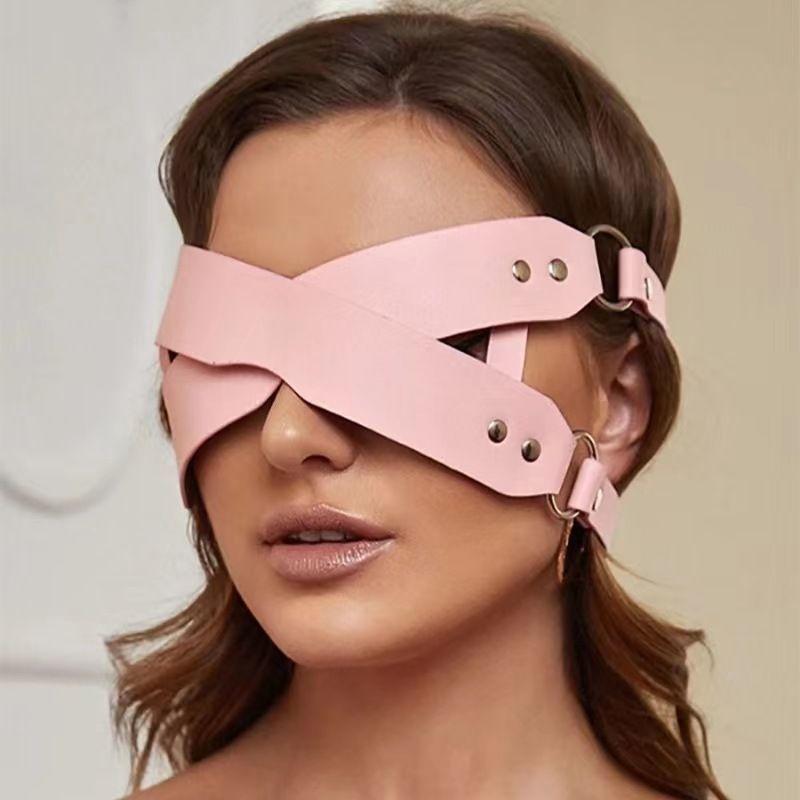 Women's Sexy Masks, Leather Adult Supplies, Eye Masks, Props, Punk Fashion Sexy Accessories Masks Sex Toys Adult Toys