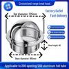 304 Stainless Steel Ventilation Cap: Rain-Proof Exhaust Cover for Exterior Wall and Range Hood, PVC Compatible