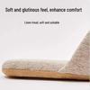 Youtiao Silent Open-Toe Indoor Slippers - Breathable Summer Linen for Wood Floors