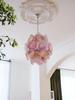 French Artisan Glass Chandelier - Vintage Crystal-Embellished Lighting for Restaurant, Living Room & Bedroom Decor