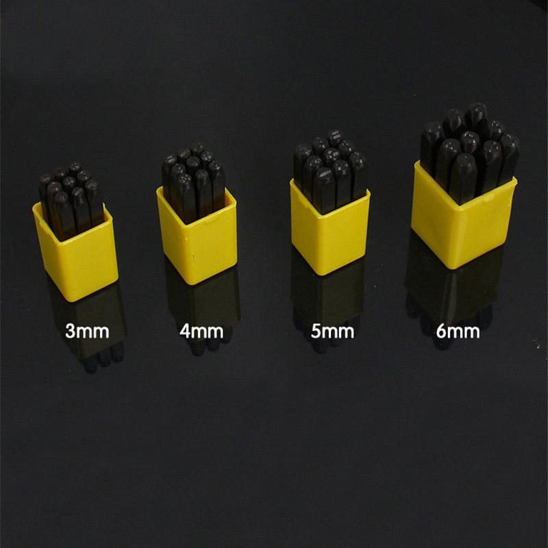 Premium Quality Alphabet And Number Stamps Craft Set For Metal And Leather Projects