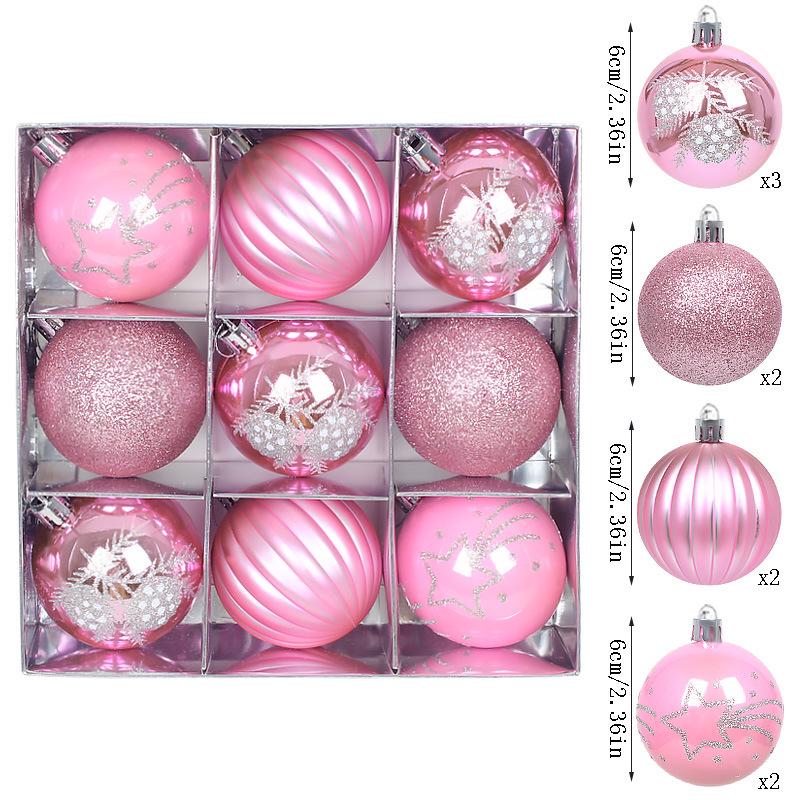 Xiyin Multicolor Christmas Tree & Window Hanging Ball Set
