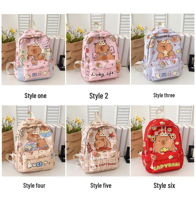 Adorable Cartoon School Backpack for Kids - Lightweight, Load-Reducing Design 2026 Style.
