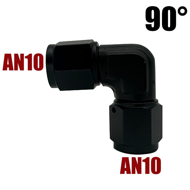 Adapter z gwintem wewnętrznym 4AN 6AN 8AN 10AN 12AN na końcówkę węża do przewodu w oplocie, kolano obrotowe 45 90 stopni, złączki węża chłodnicy oleju