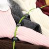 Adjustable Socks Storage Organizer Socks Drying Hanging Rope Home Portable Footprint Hooks Non-slip Socks Drying Hanger