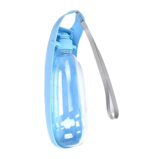 Yousheng 550 ML Pet su sebili Taşınabilir Sızdırmaz Katlanabilir Hızlı Deşarj Açık Seyahat içme şişesi Köpekler Kediler için