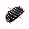 Blank Svart Front Nyre Grill Grill Panser Mesh Dobbel Linje Grill For BMW 5-serie E60 M5 E61 520i 545i 550i 535i 2003-2010
