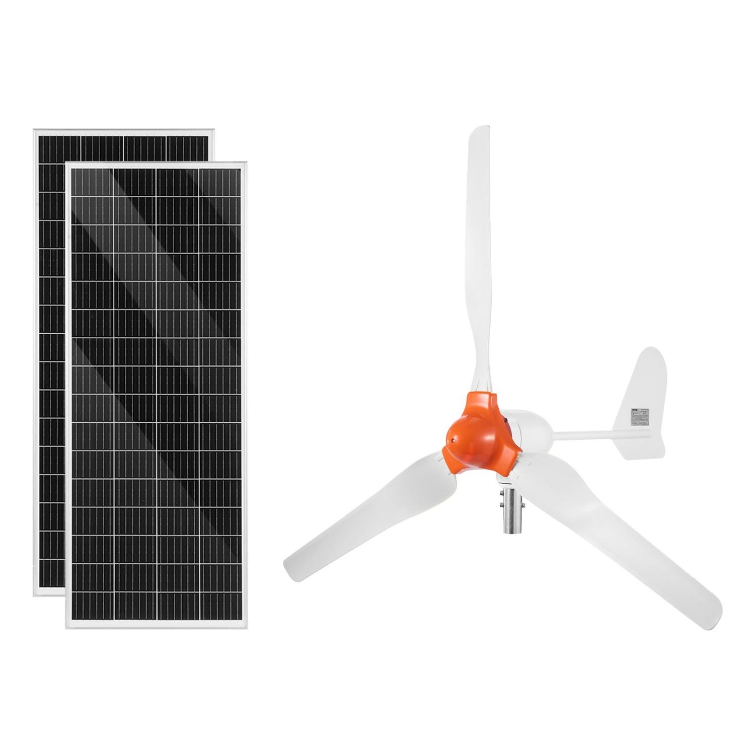 12V 600W Solar Wind Power Kit