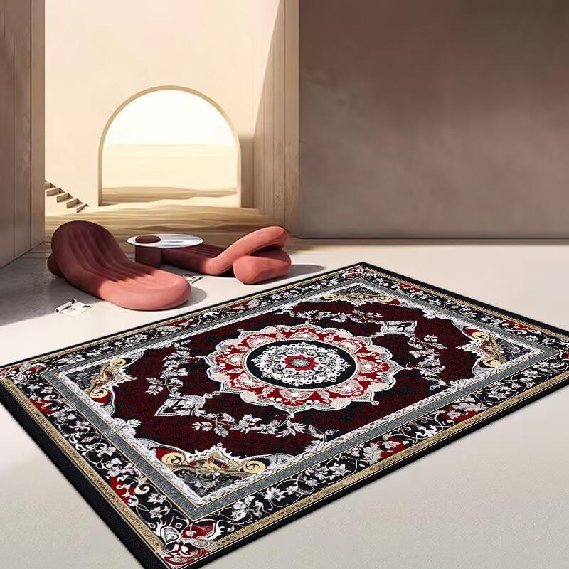 Vintage Persian Carpet for Living Room Decoration Rugs Large Area Bedroom Washable Rug Non-slip Sofa Coffee Table Mat 200x300cm