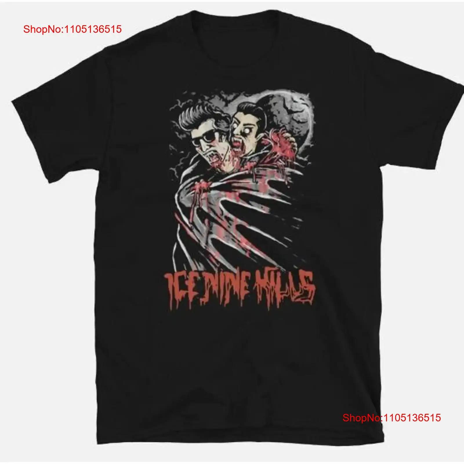 

ICE NINE KILLS Real Vampires Suck Blood Not D Metalcore Band T Shirt vintage Washed homme Versatile Stylish Stretched Soft 5XL різнокольоровий