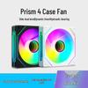 Prism 4Pro Silent RGB Case Fan, Sea View - 4-Pin Radiator Cooling for Desktop Computers