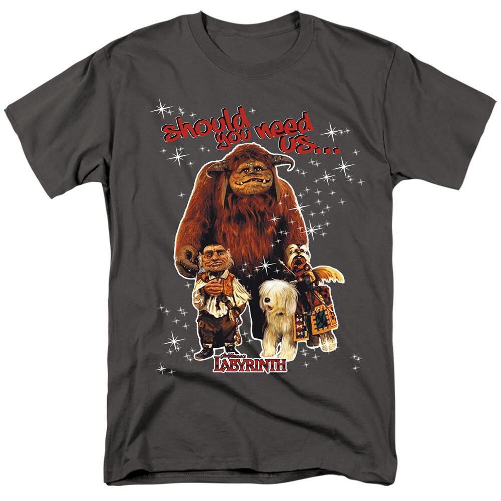 

Labyrinth Should You Need Us T-Shirt or Sleeveless Tank - through 5X Unisex T-Shirt XXL