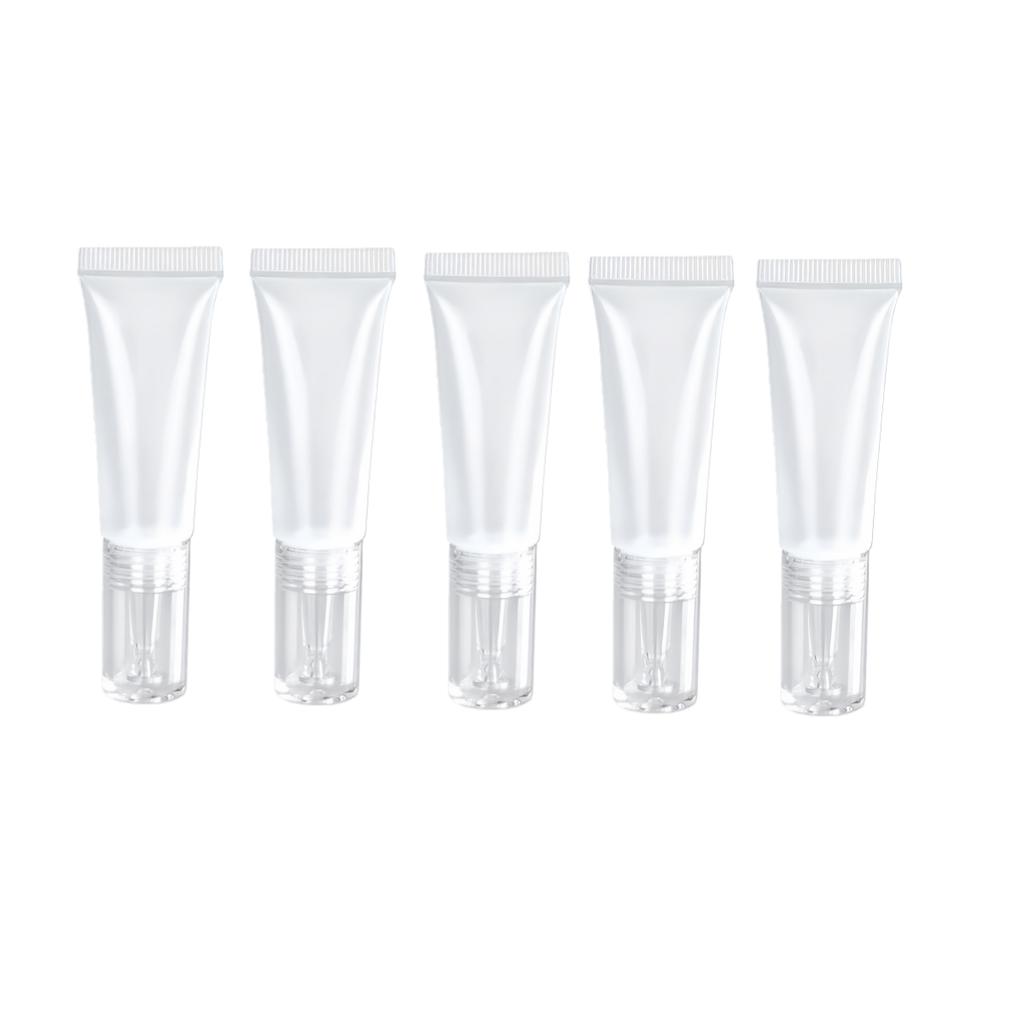 10ml Dropper Soft Tube Cosmetic Bottle for Eye Cream Liquid Lipstick Squeezable Makeup Dispenser