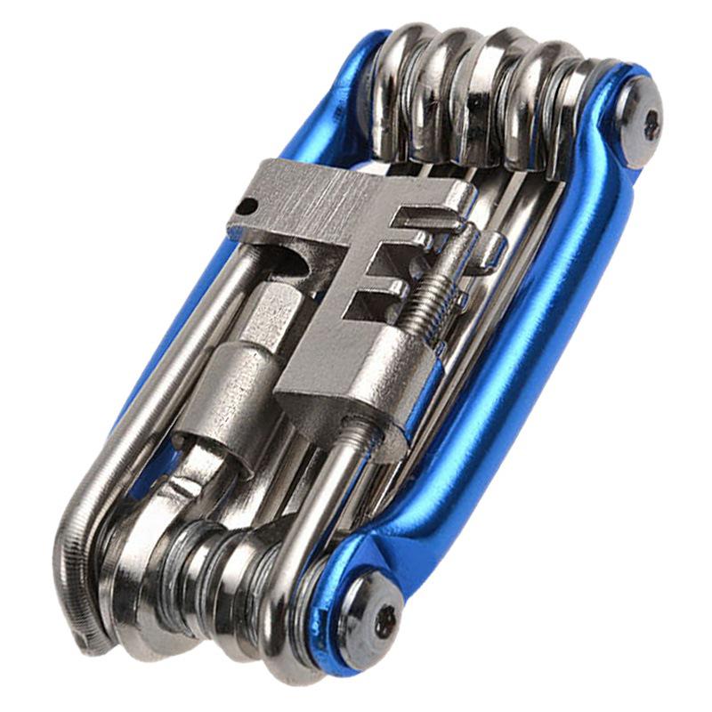 Wielofunkcyjne narzędzie do naprawy rowerów górskich 11 w 1 ze śrubokrętem sześciokątnym i przecinakiem do łańcucha